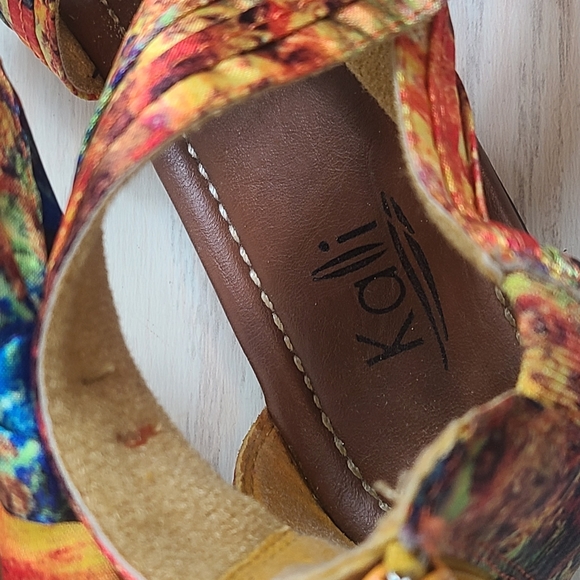 Kalli Colorful Strap Sandals Women's Shoes 7 - Picture 3 of 7